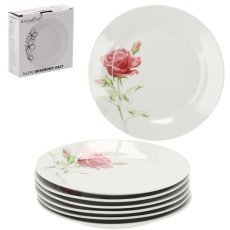 Kompl. 6 krožnikov za sladico okroglih g340 *9759