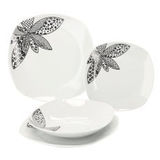 Komplet obiadowy 18 el. kwadratowy g792 *2288