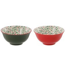 Porcelanasta skleda 15,5 x 15,5 x 7 cm mix vzorcev *0794