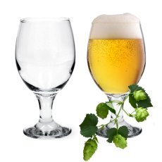 Komplet 6 kozarcev za pivo 400 ml misket *5285