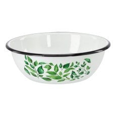Skleda emajlirana 1,5 l 20 cm bela fikus *9068