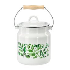 Kanta emajlirana 3,3 l 16 cm bela fikus z/p *9105