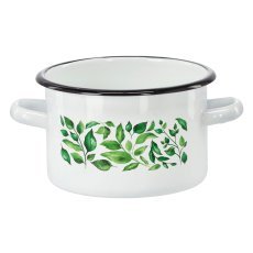 Emajliran lonec 2 l 16 cm bel fikus *9143