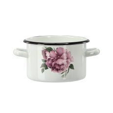Emajliran lonec 2 l 16 cm bel potonika laura *9150
