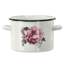 Emajliran lonec 3 l 18 cm bel potonika laura *9181