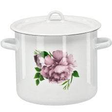 Litoželezni lonec 7 l 22 cm bel potonika laura z/p *2615