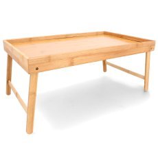 Stolček za zajtrk/za prenosnik za posteljo s preklopnimi nogami 50x30x4/21cm*6428