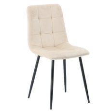 Sodobni žametni bež stol *2950