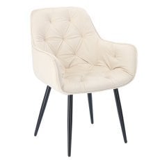 Žametni stol bež *6567