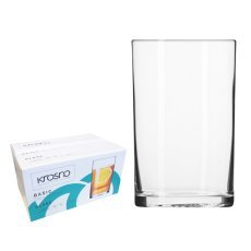 Kompl. 6 kos kozarcev gladkih 250 ml preprostih basic *7765*8036*