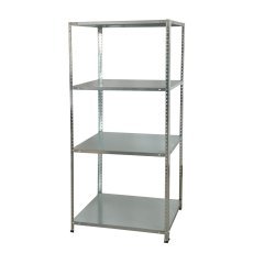 Kovinska polica 4-nivojska 150 x 75 x 30 cm nosilnost police: 50 kg *1885