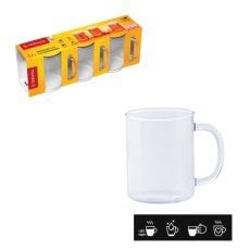 Kpl.3 ognjevzdržnih skodelic 0,4l preprostih *07100