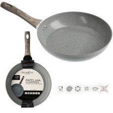 Aluminijasta ponev 28 cm 2,5 mm z marmornim premazom *7619