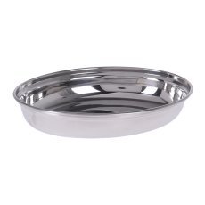 Ovalni pladenj iz nerjavečega jekla 25,5x18 *2329