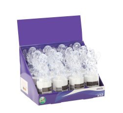 Vložek z diodo angel z baterijami 15cb bel/moder pakiranje=12kos*6395*6258*6388*6401