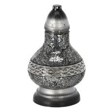 Lampion witraż karafa mała srebrny opak=6kos*1774