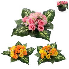 Šopek ch-21 (šir. 40 cm, viš. 30 cm) hibiskus mix barv