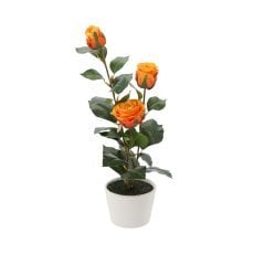 Umetna rastlina - čajna vrtnica v lončku 47,5 cm *3351