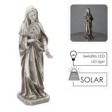 Figura sv. Marija z šopkom led - bežna 16,5 x 17 x 51 cm *8738