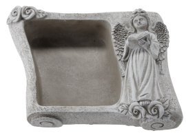 Cementni nagrobni lonec Knjiga z angelom - CMDED8868