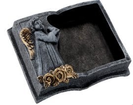 Cementni nagrobni lonec Knjiga - DED8936 