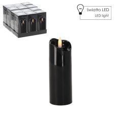 Sveča led 5cmx15cm črna*5848