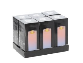 Sveča led gibljiv plamen 7cmx15cm bela*7446