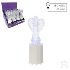 Vložek Angel za svečo z LED lučko in baterijami - ZOZ7255 
