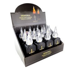 Vložek Memorial z učinkom plamena z LED lučko in baterijami - ZOZ9624