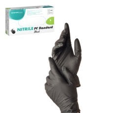 Rokavice nitrilne črne velikost s 100kos *2608*3774*5345