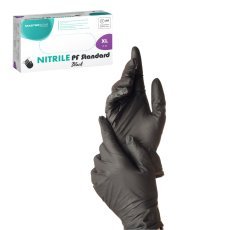 Rokavice nitrilne črne velikost xl 100kos*5921*2639