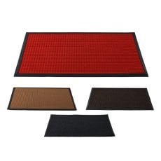 Pravokotna gumijasta predpražnik + pp 60x90 mešanica barv *7520