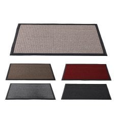 Pravokotna gumijasta predpražnik + pp 60x90 mešanica barv *7544