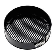 Tortownica fakturowana fi 24cm z warstwą ochronną non-stick czarna *0381