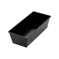Pločevina s teksturo 25x11x7,5cm z zaščitnim slojem non-stick črna*1630
