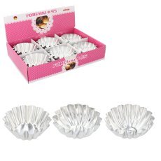 Oblika babka fi 9,5cm 1 kos mix vzorcev disp=36kos*3603