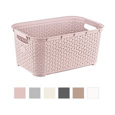 Pravokotni koš za perilo rattan 26l *9127