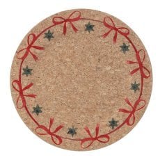 Podtalerz okrągły 33 x 33 x 1,5 cm korkowy we wstążki opak=6szt *7755 Podstavek okrogel 33 x 33 x 1,5 cm plutovinast v trakove pak=6kos *7755