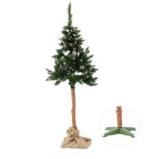 Božično drevo na deblu bor zmrznjen s storžem 190 cm *0431*