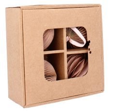 Chomik - Komplet 4 okraskov iz papirja fi7 cm - AIP2037