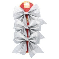 Kpl. 3 božičnih pentelj rdeča/zlata/srebrna *3768