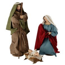 Kompl. 3 figur božičn. - sveta družina do 90 cm *4572