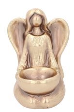 Zlati sedeči angelček, pak. 4 kos - GOT5524