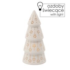 Figurka božonar. - smrečica s svetlečo led 8 x 8 x 18 cm pakiranje=4 kos *5784