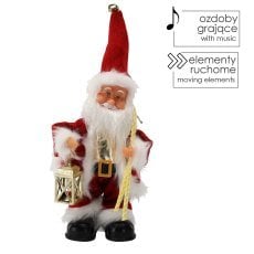 Mikołaj z lampionem - igrajoči 30,5 cm *6965