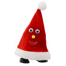 Božičkova kapa hoja - igrajoča 20,5 cm *7023