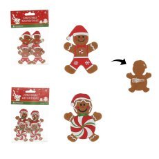 Kompl. 4 medenjakov s sponkami mix vzorcev 4,5 x 6,5 cm *8464