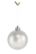 Kompl. 24 okraskov 6 cm rdeča/zlata/srebrna mešanica vzorcev *7252