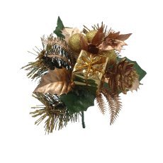 Okrasna vejica božonar. 18 cm zlata pak=120kos *7979