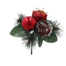 Okrasna vejica božonar. 18 cm rdeča pak=120kos *7986